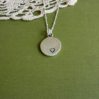 Perfectly Imperfect Stamped Pendant #19