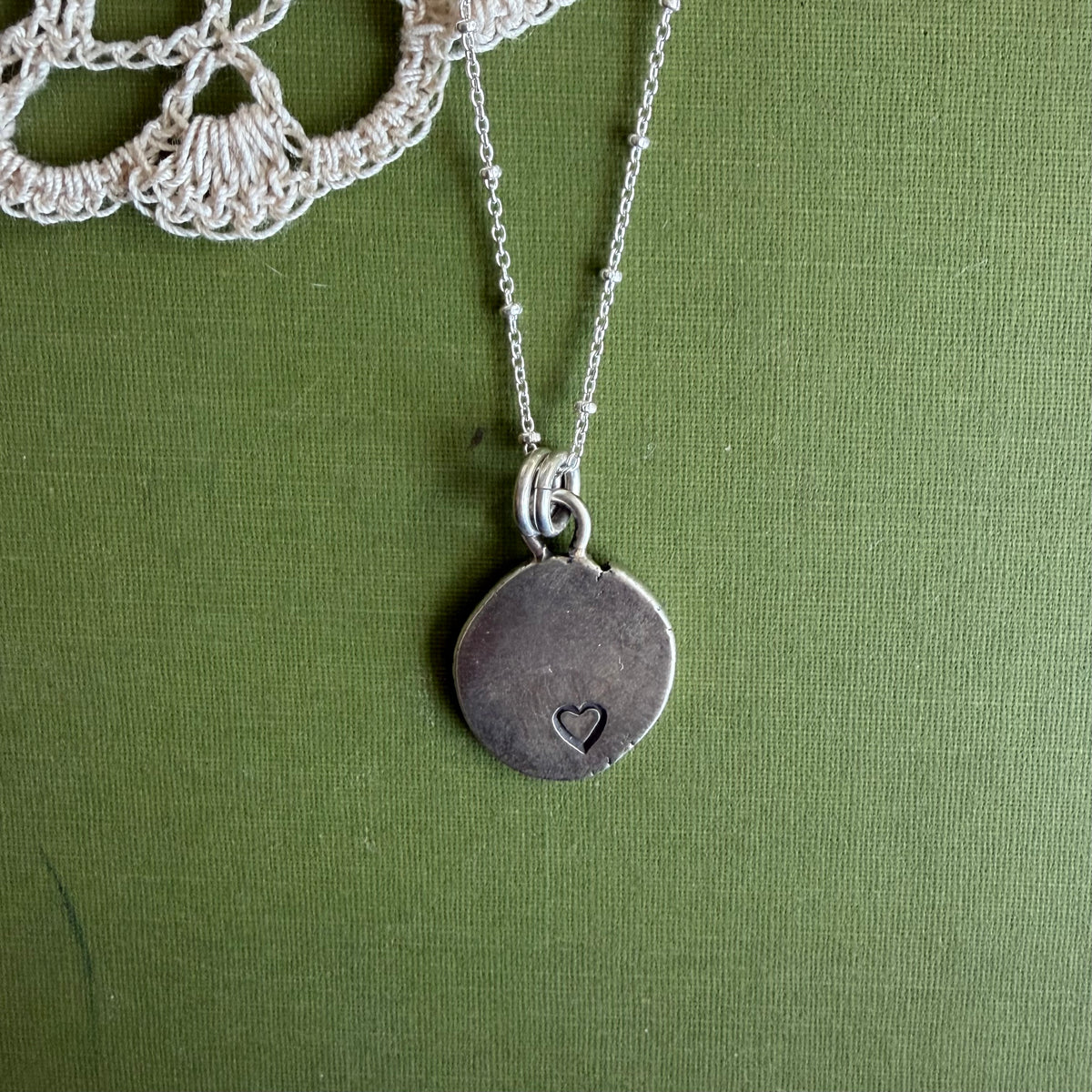 Perfectly Imperfect Stamped Pendant #19