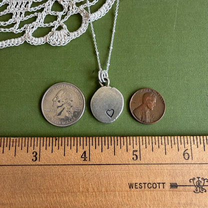Perfectly Imperfect Stamped Pendant #19