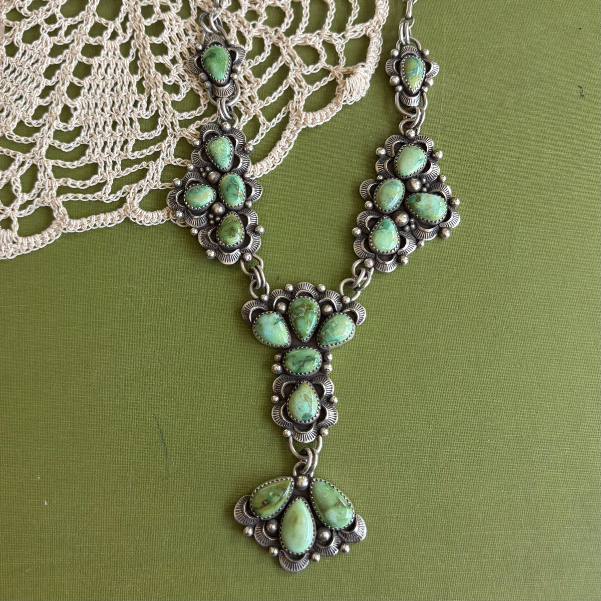 Sonoran Gold Turquoise Statement Necklace