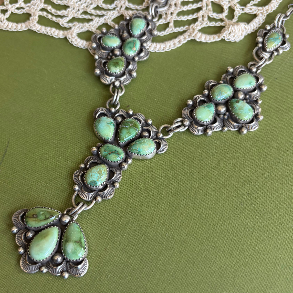 Sonoran Gold Turquoise Statement Necklace