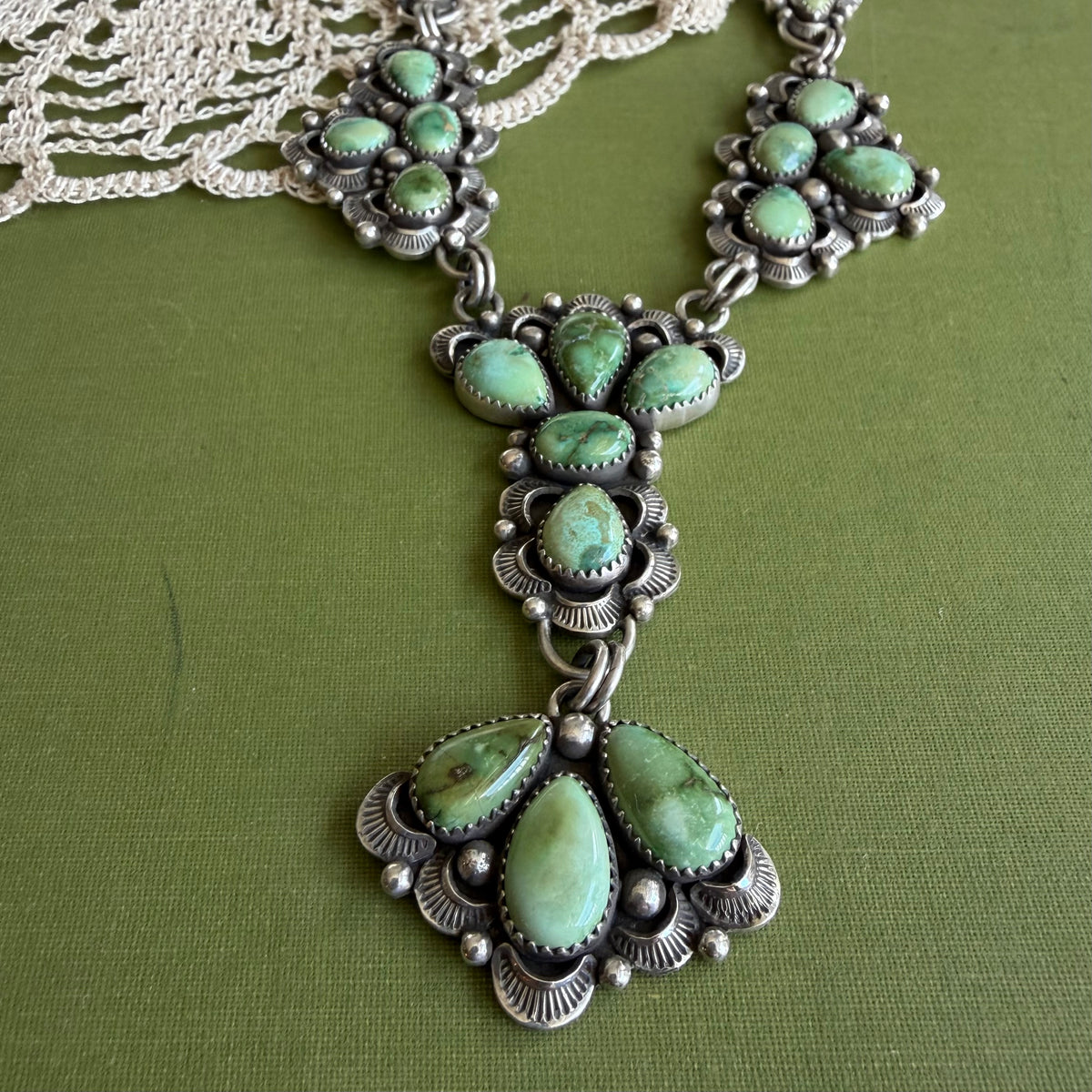 Sonoran Gold Turquoise Statement Necklace
