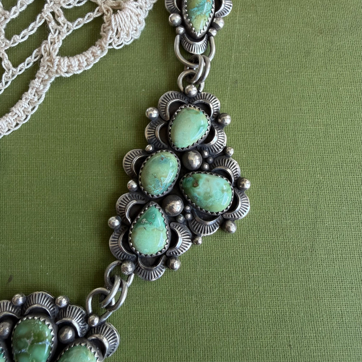 Sonoran Gold Turquoise Statement Necklace