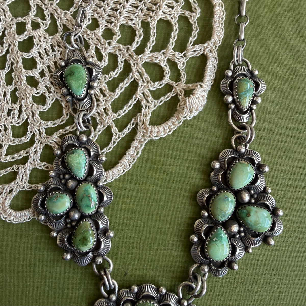 Sonoran Gold Turquoise Statement Necklace