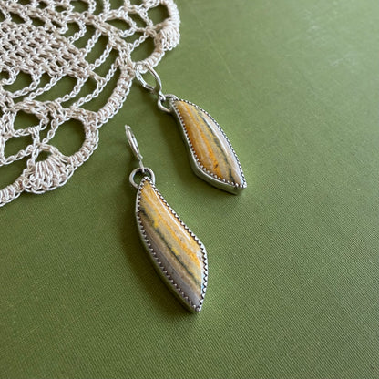 Bumblebee Jasper Earrings