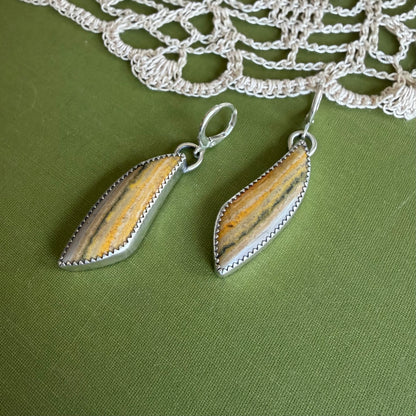 Bumblebee Jasper Earrings