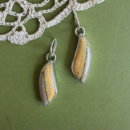 Bumblebee Jasper Earrings