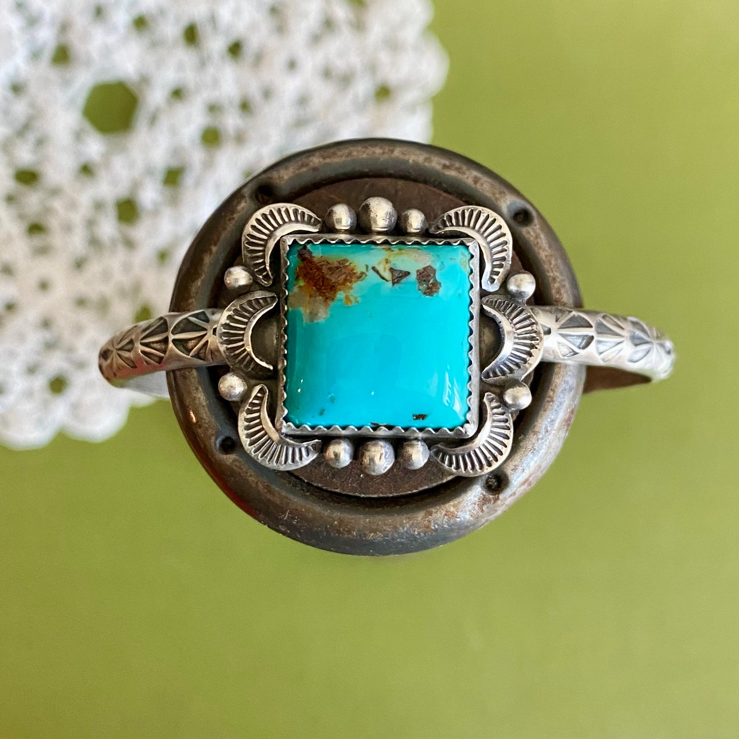 Kingman Turquoise Cuff Bracelet