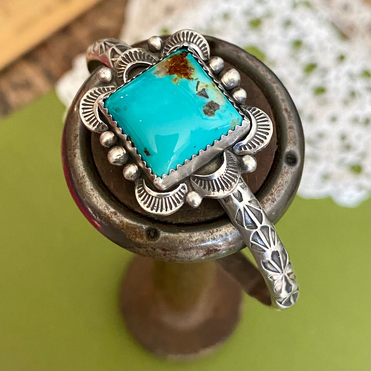 Kingman Turquoise Cuff Bracelet