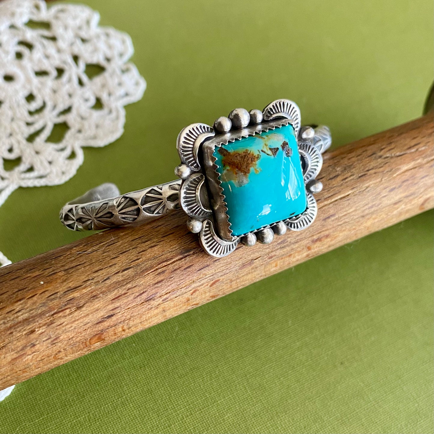 Kingman Turquoise Cuff Bracelet