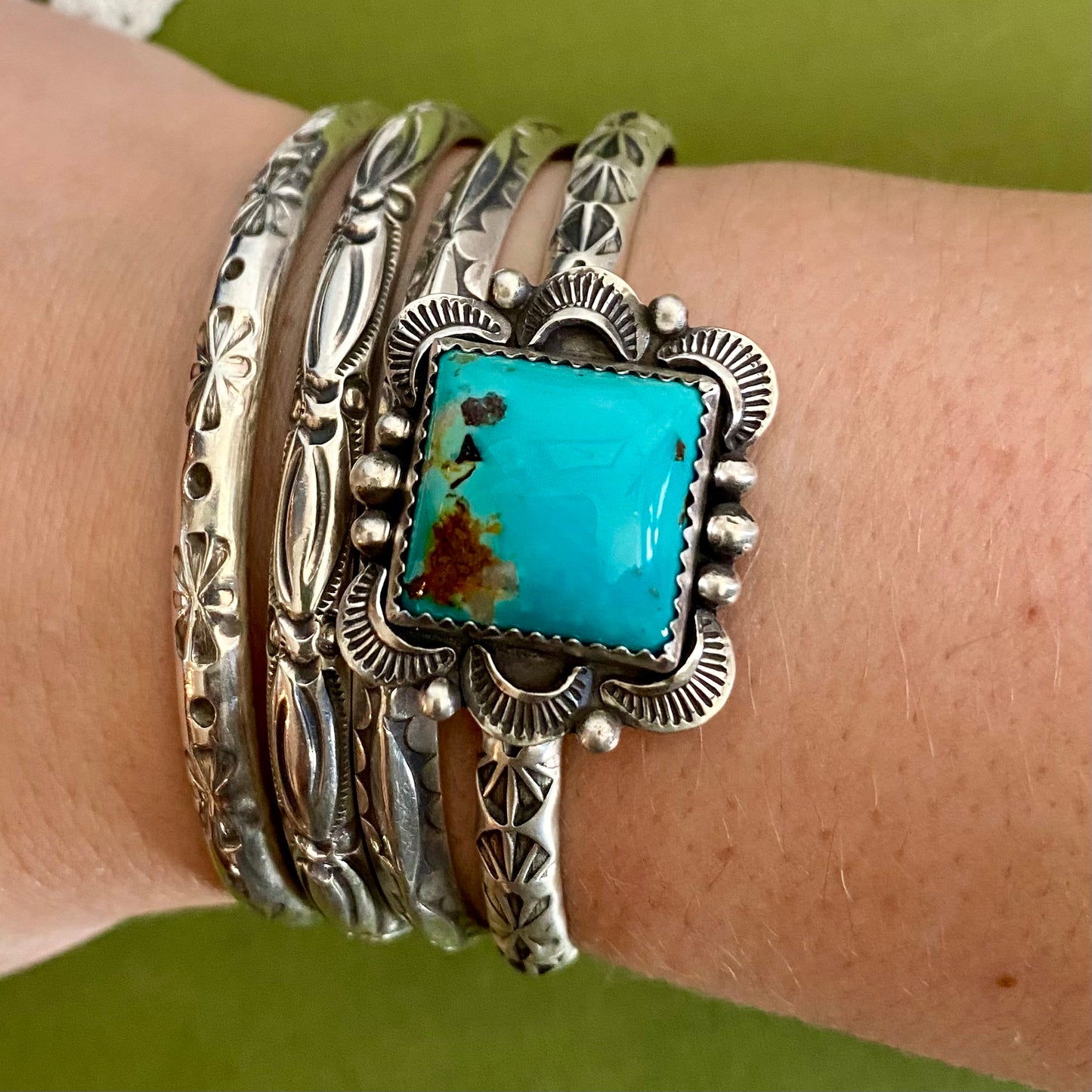 Kingman Turquoise Cuff Bracelet