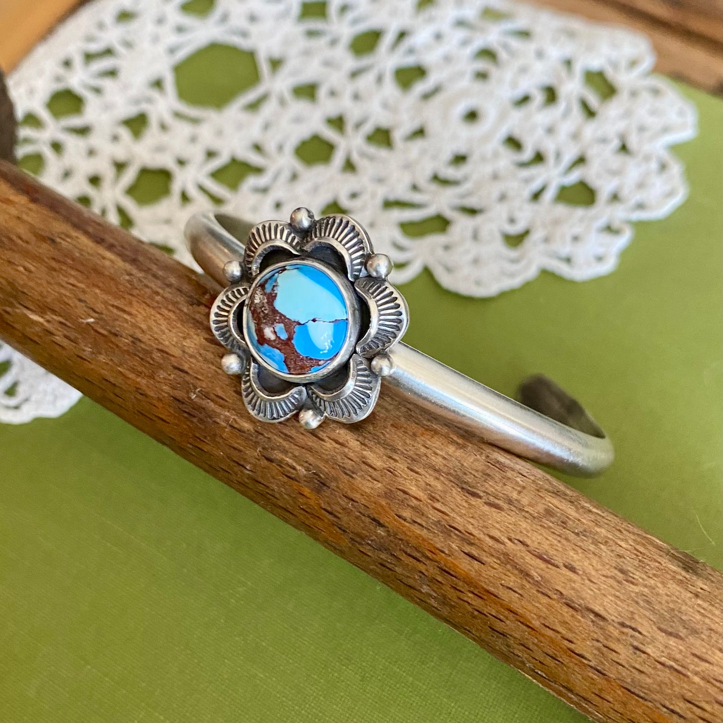 Golden Hills Turquoise Cuff Bracelet