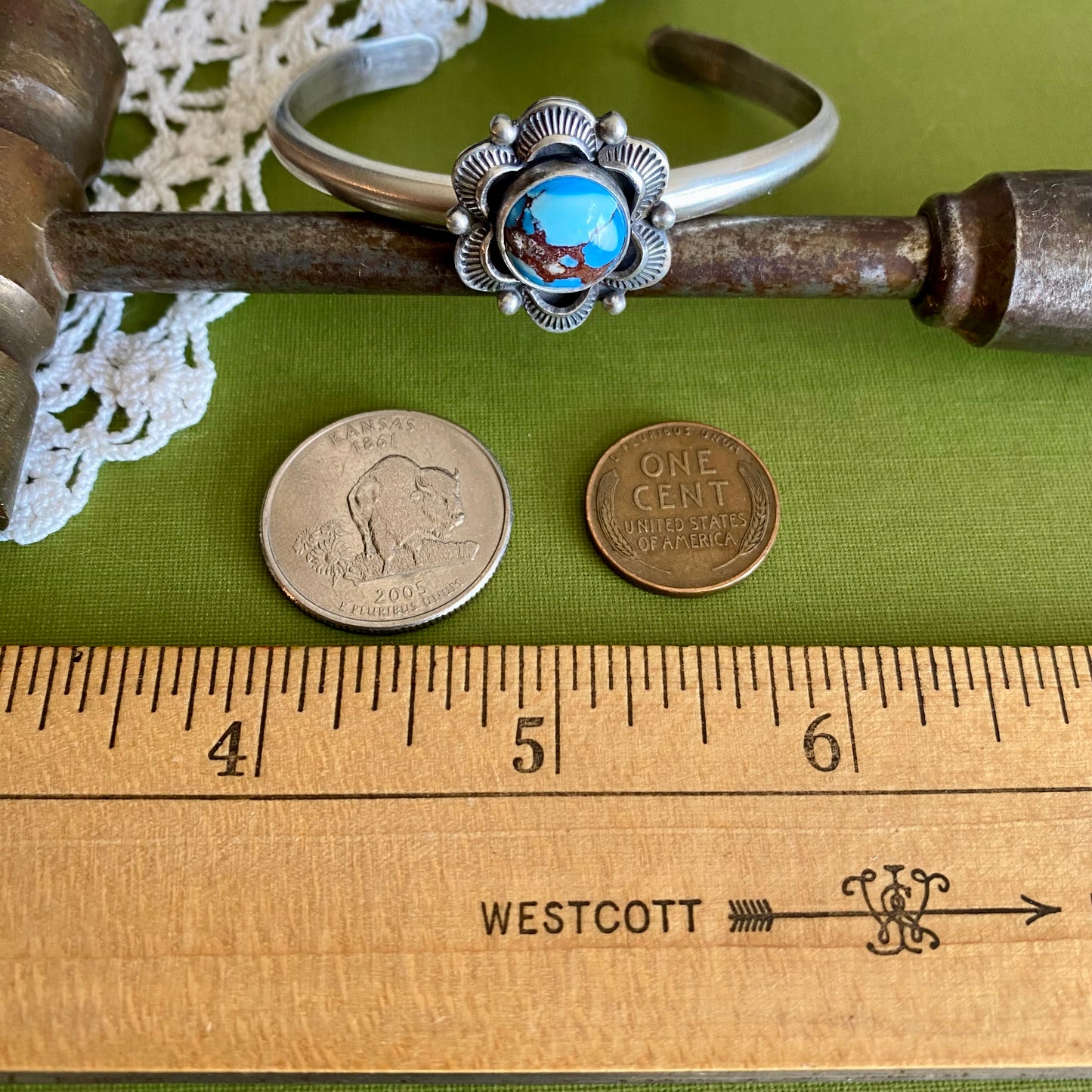 Golden Hills Turquoise Cuff Bracelet