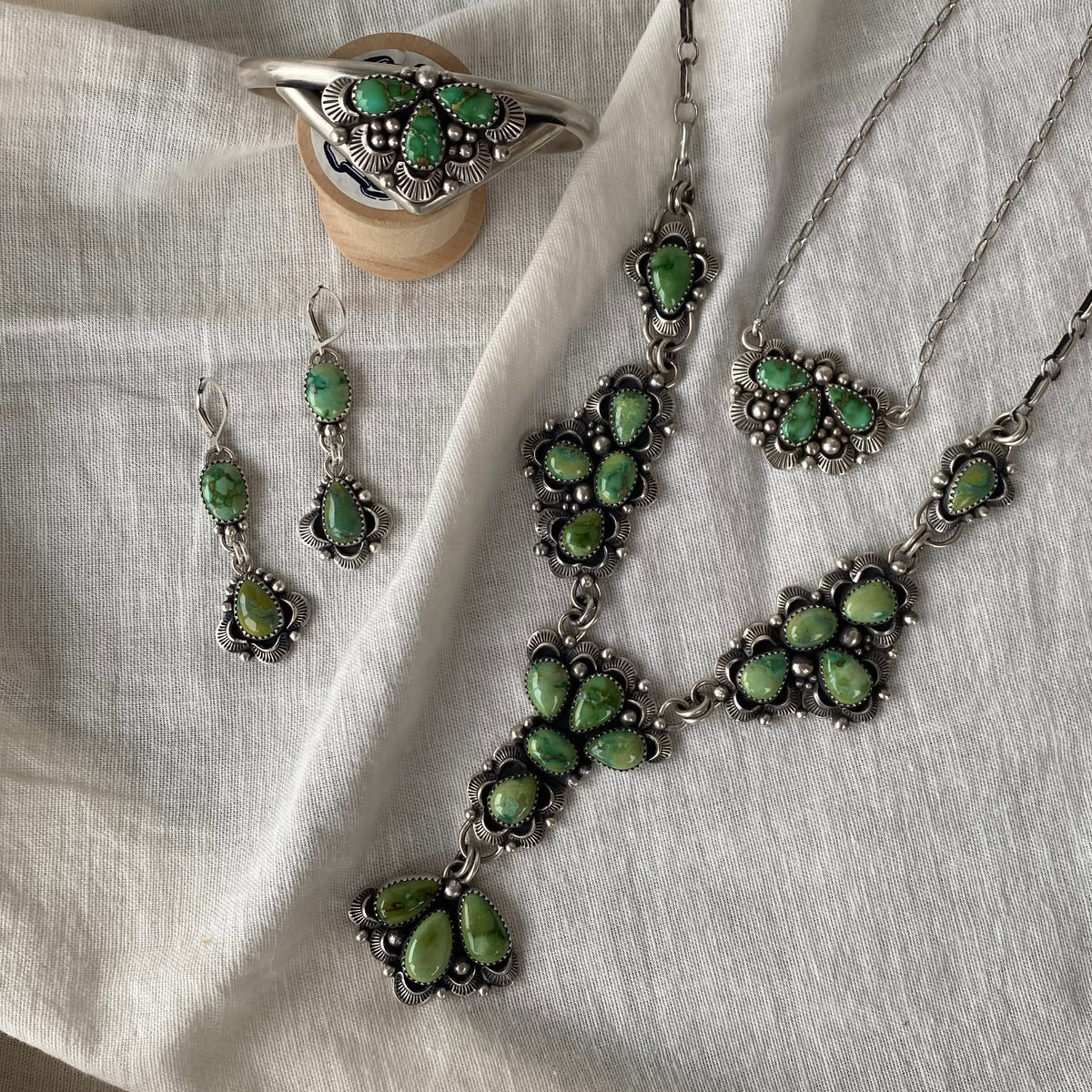 Sonoran Gold Turquoise Statement Necklace