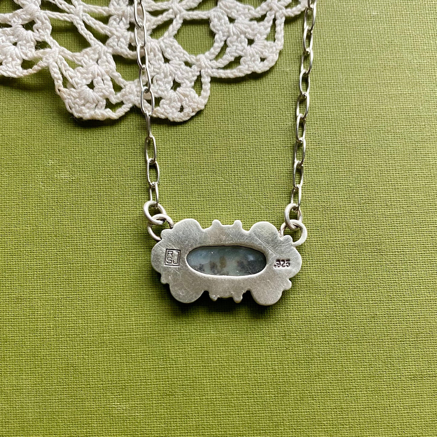 Brown Dendritic Agate Necklace