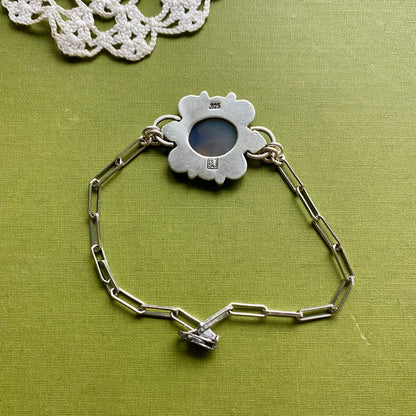 Brown Dendritic Agate Bracelet