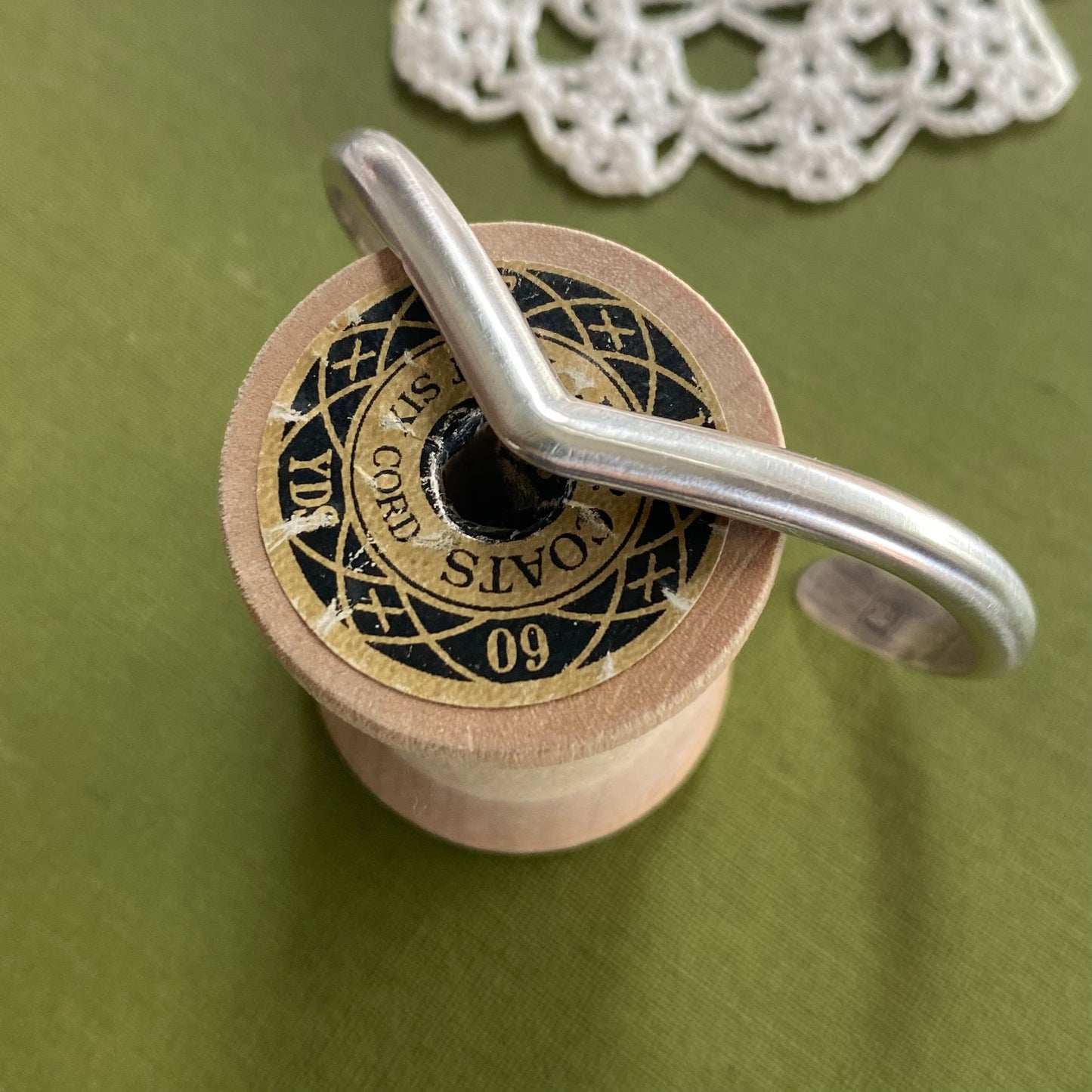 Sterling Silver V Shaped Cuff Bracelet