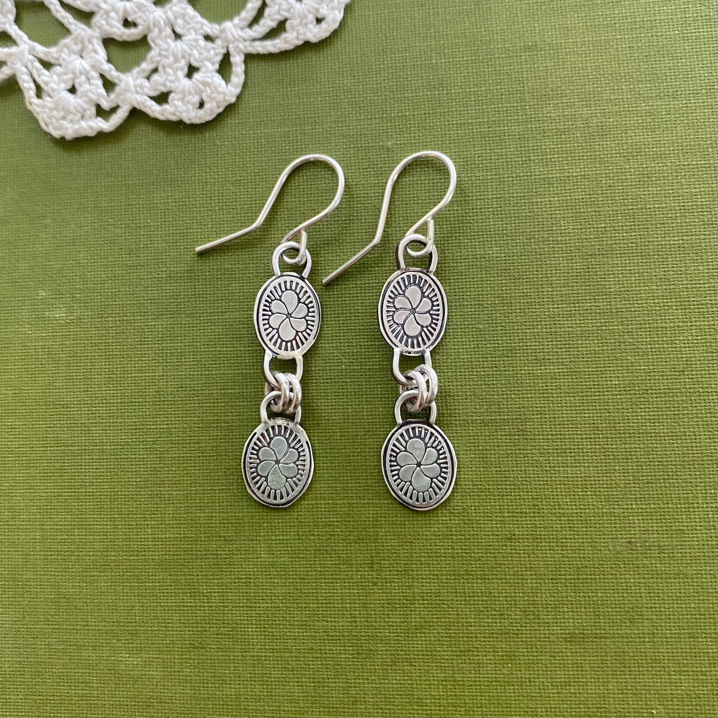 Ophelia Stamped Earrings