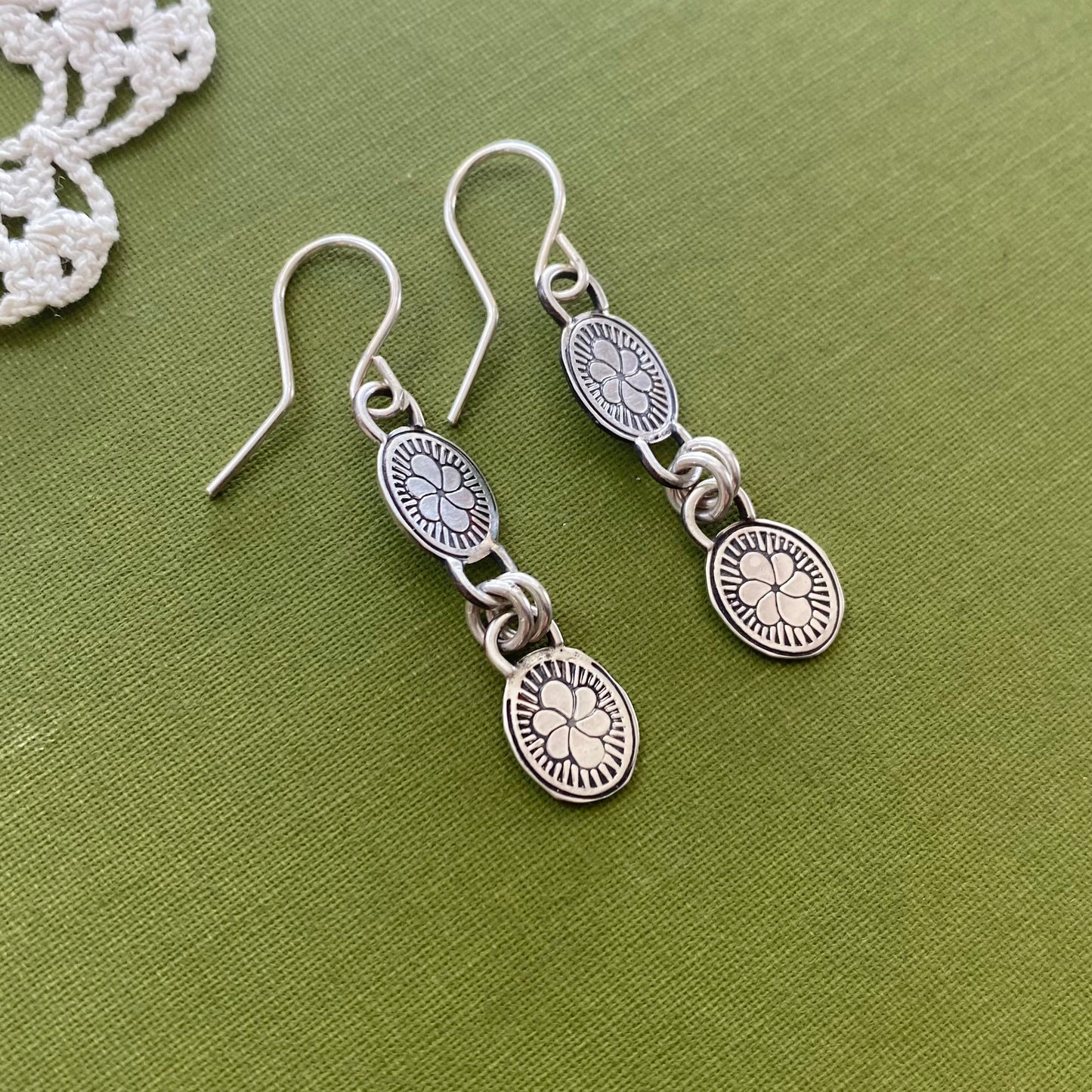 Ophelia Stamped Earrings