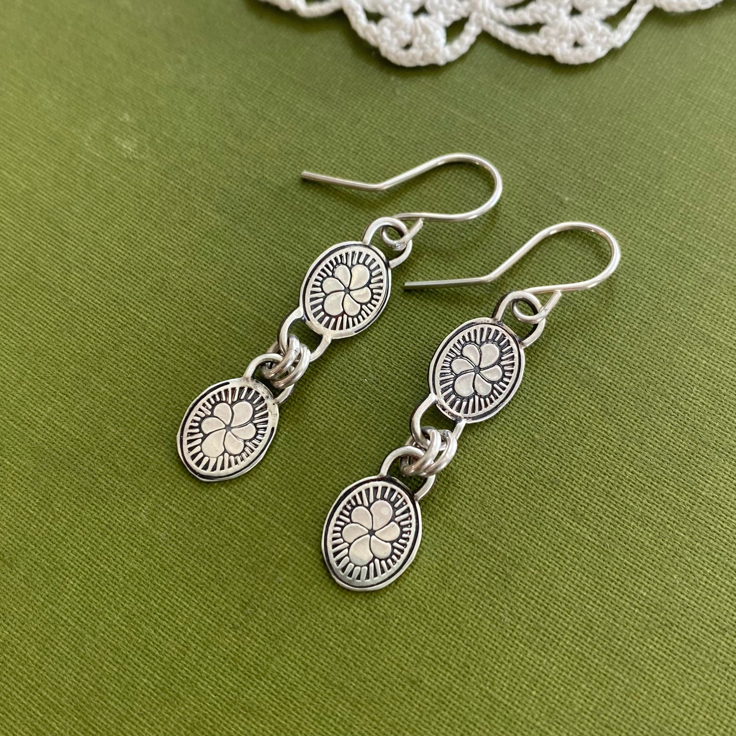 Ophelia Stamped Earrings