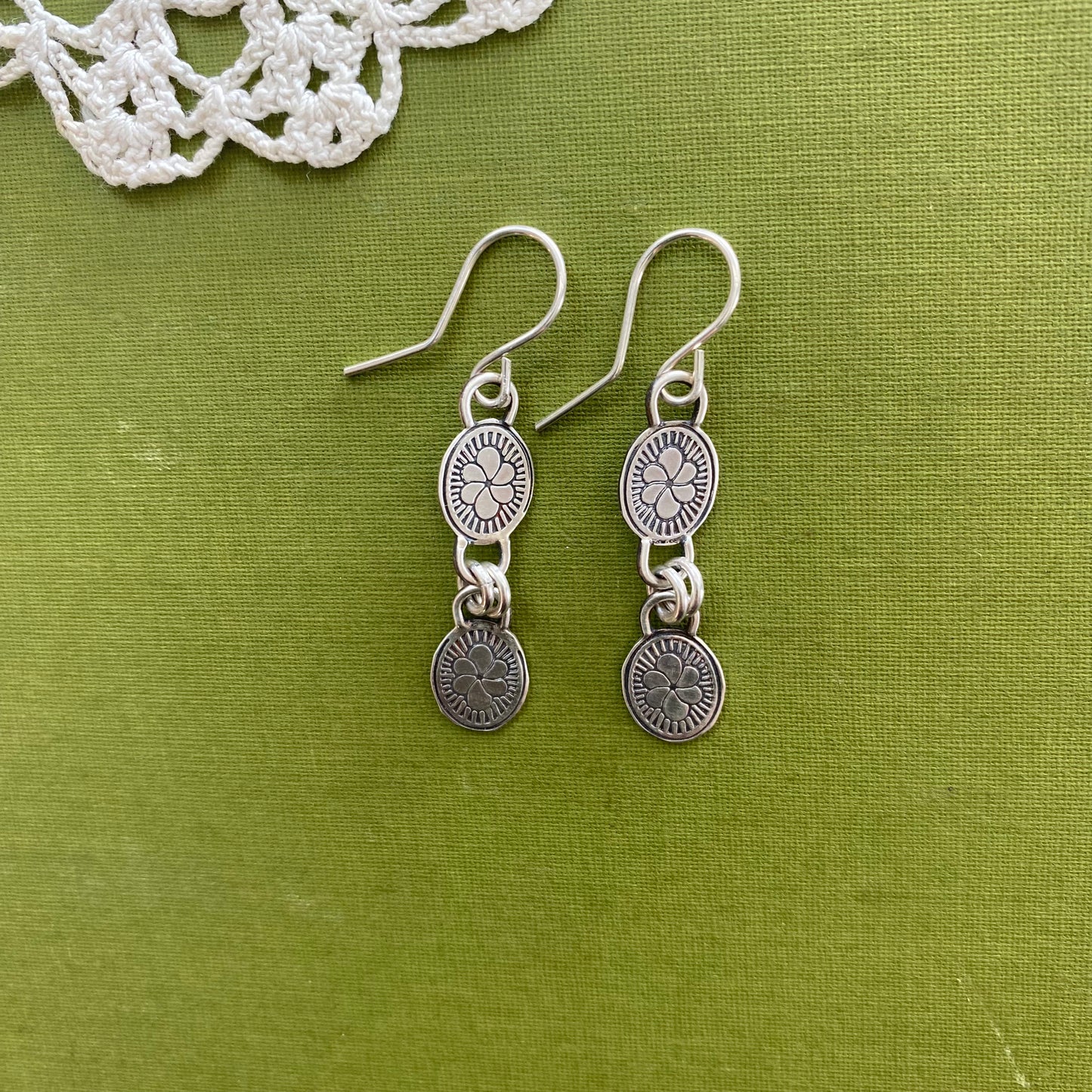 Ophelia Stamped Earrings