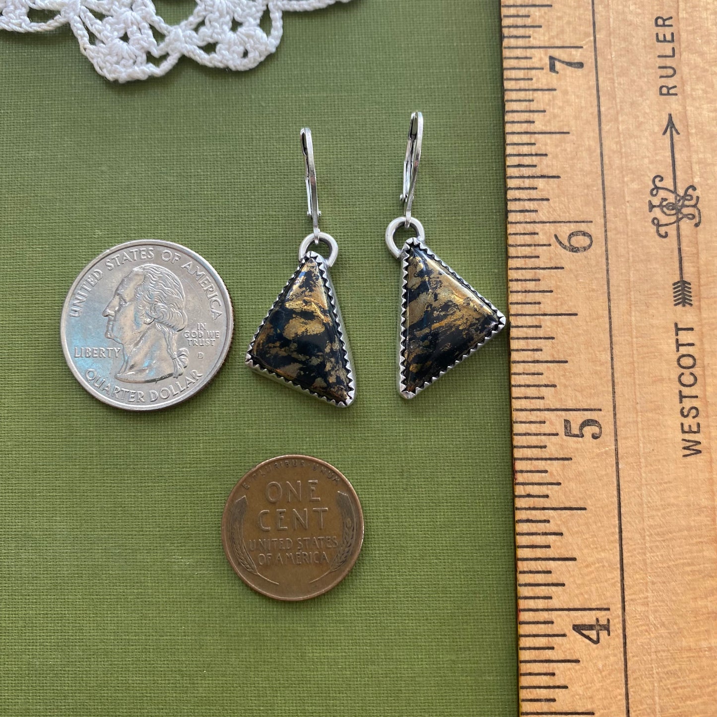 Chalcopyrite Earrings