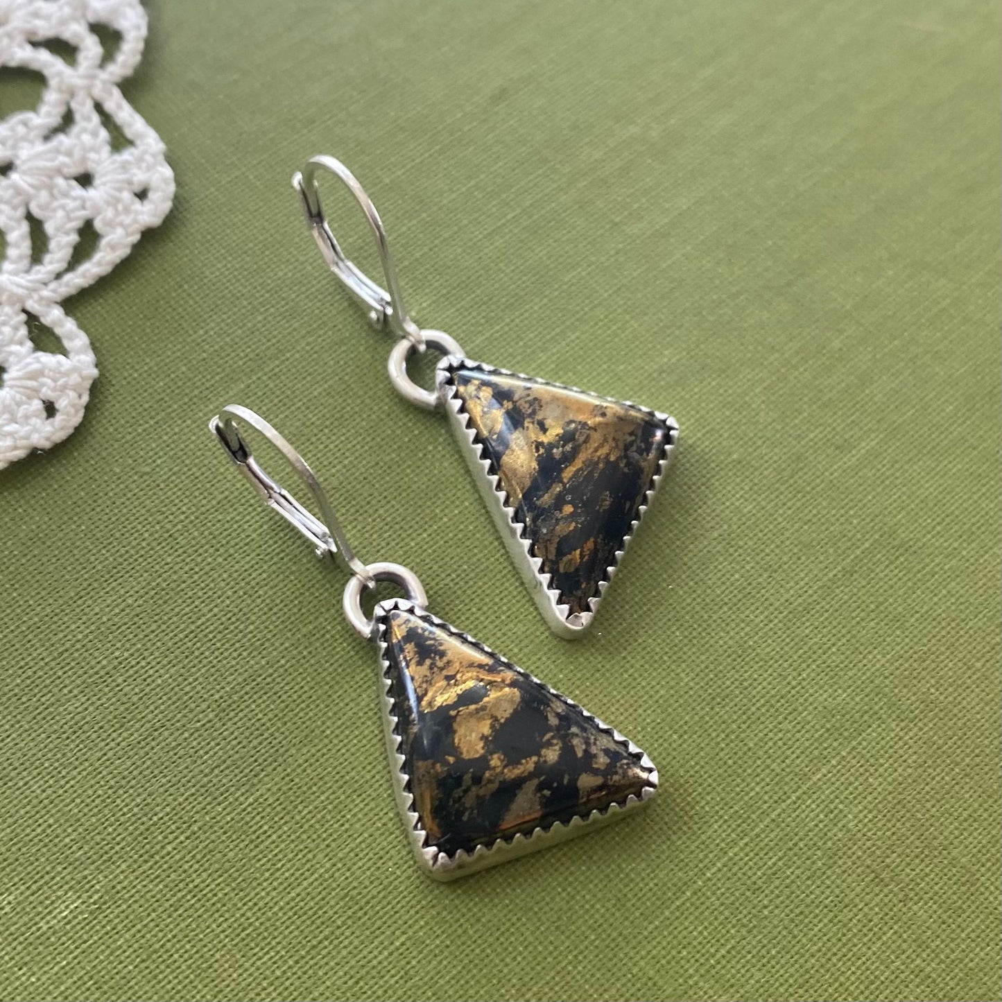 Chalcopyrite Earrings
