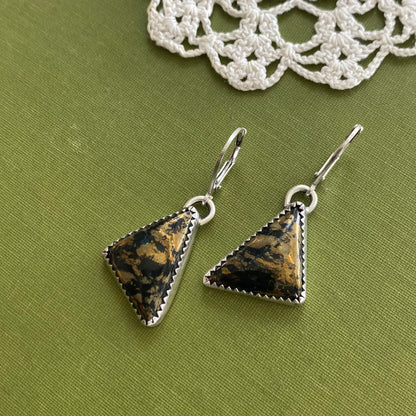 Chalcopyrite Earrings