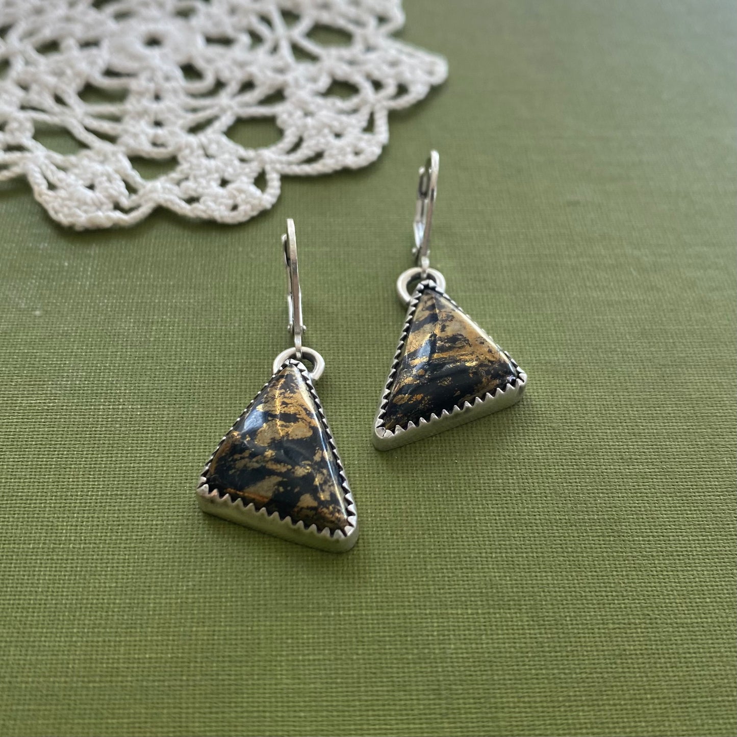 Chalcopyrite Earrings