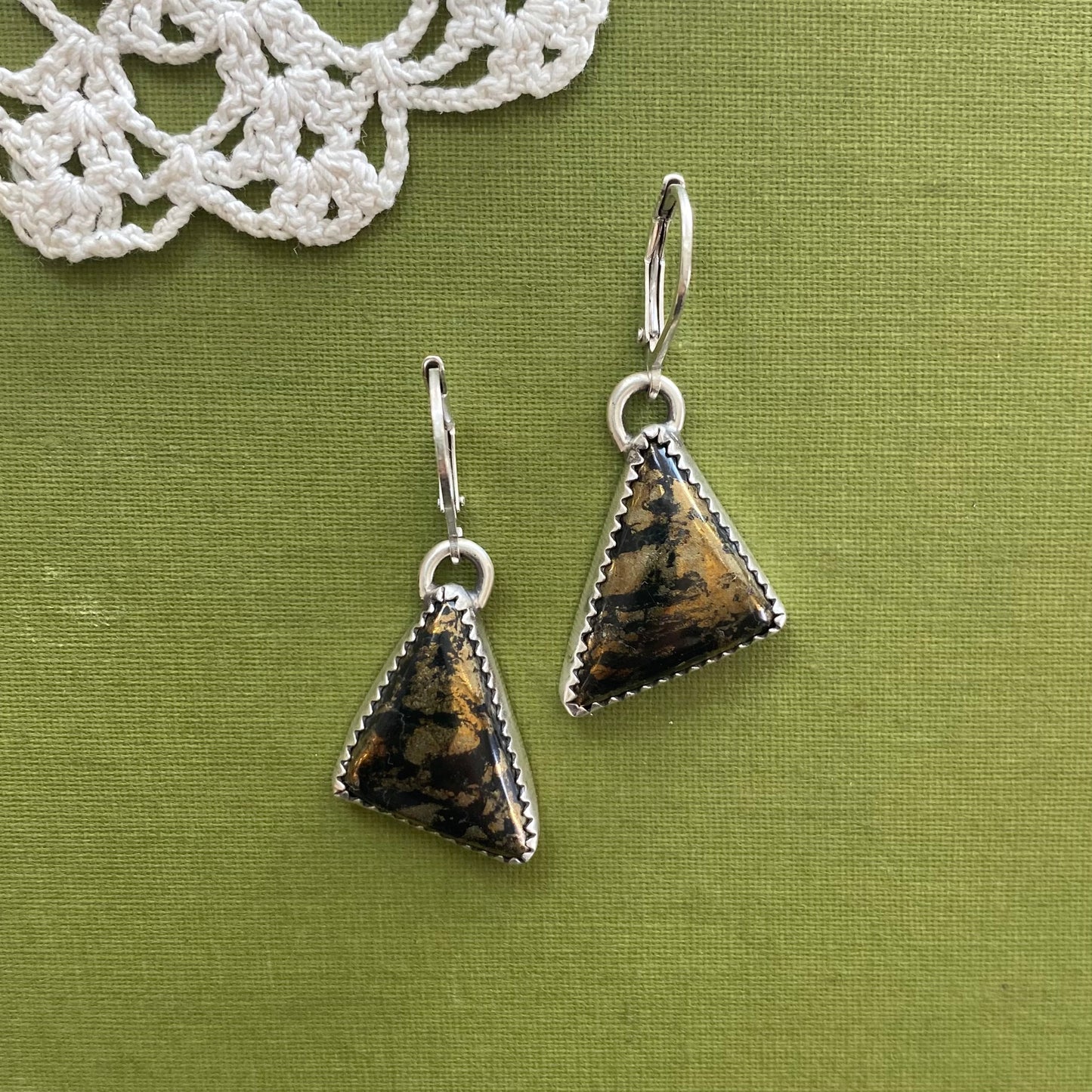 Chalcopyrite Earrings