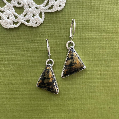Chalcopyrite Earrings