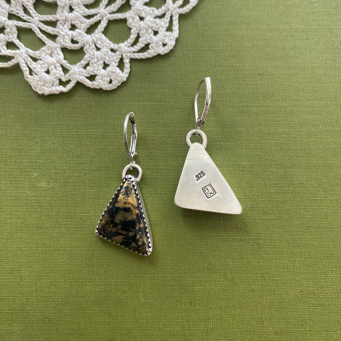 Chalcopyrite Earrings