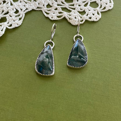 Moss Agate Earrings