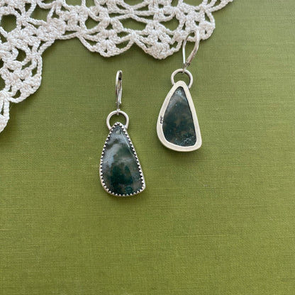 Moss Agate Earrings