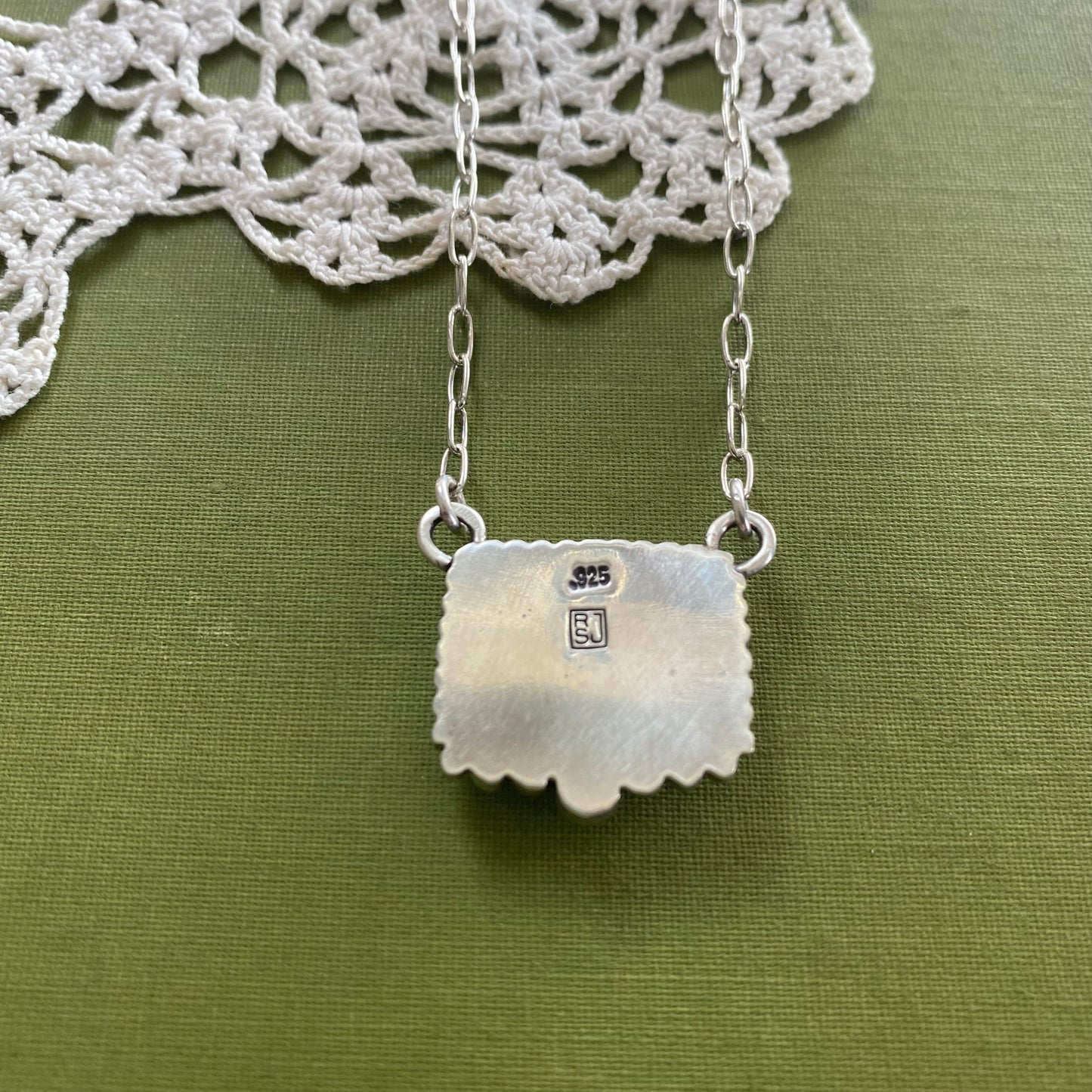 Black Onyx Rectangle Necklace