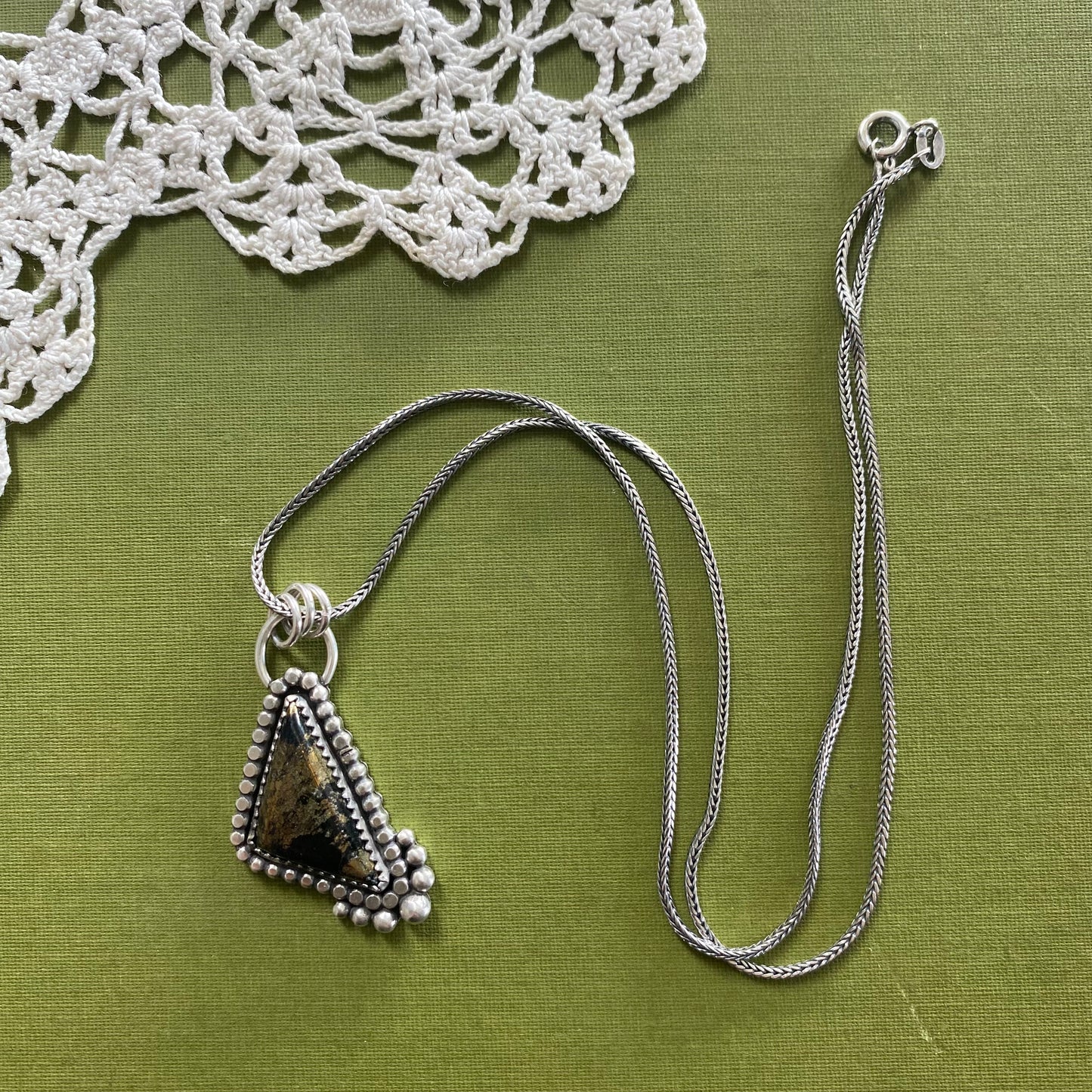 Chalcopyrite Pendant