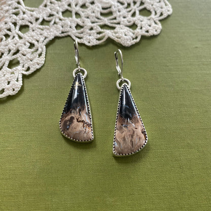 Petrified Palm Wood Earrings