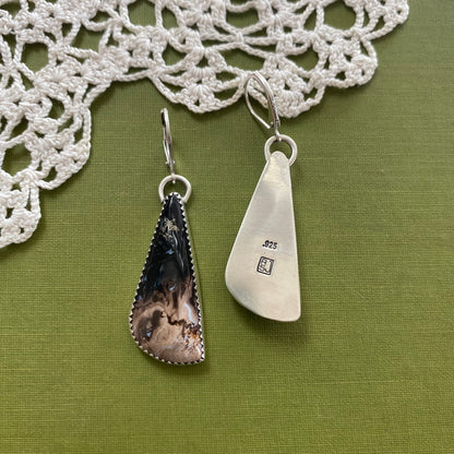 Petrified Palm Wood Earrings