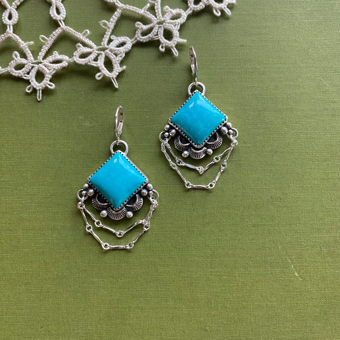 Kingman Turquoise Earrings