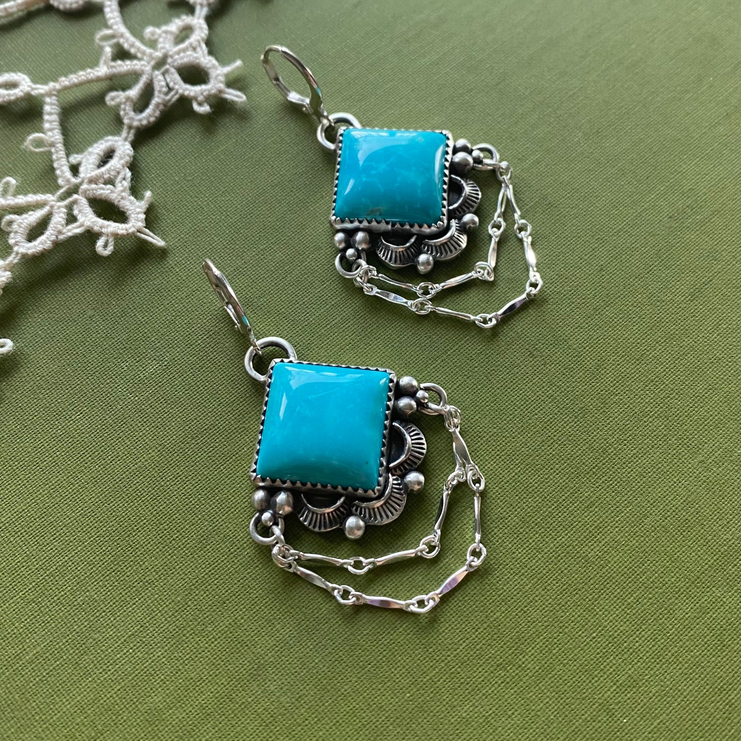 Kingman Turquoise Earrings