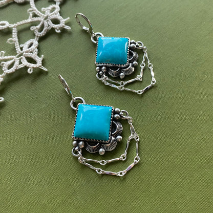 Kingman Turquoise Earrings