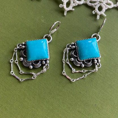 Kingman Turquoise Earrings