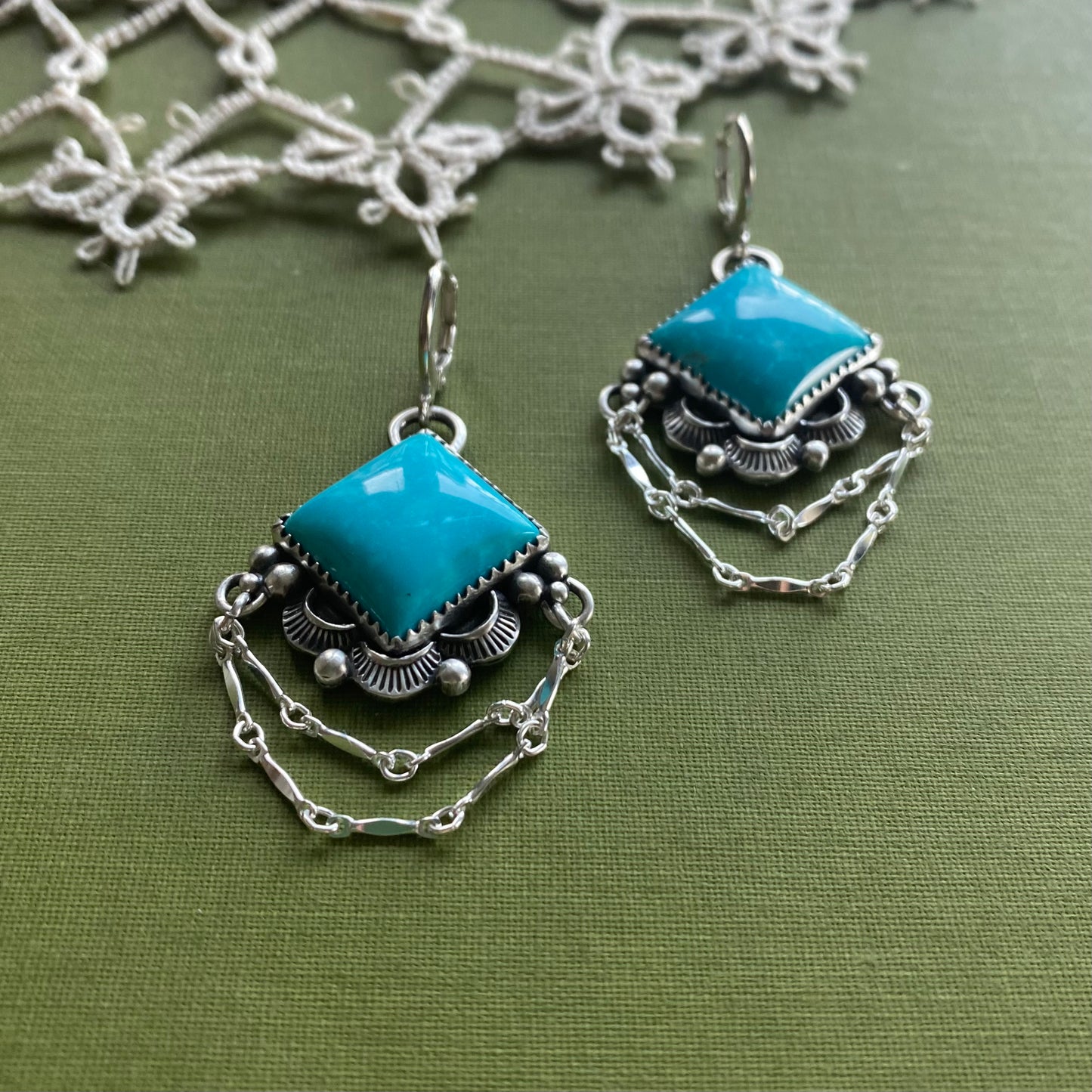 Kingman Turquoise Earrings