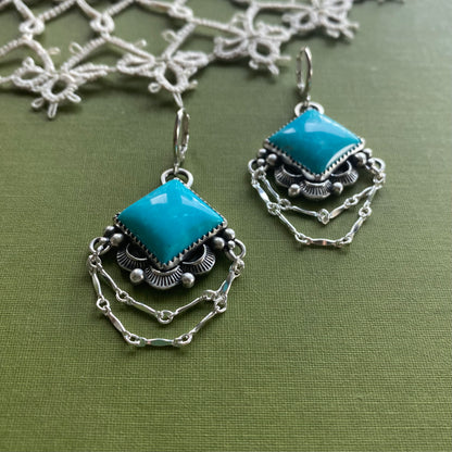 Kingman Turquoise Earrings