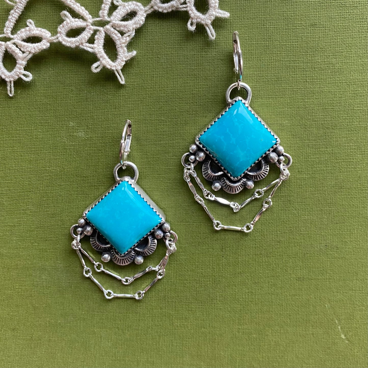 Kingman Turquoise Earrings