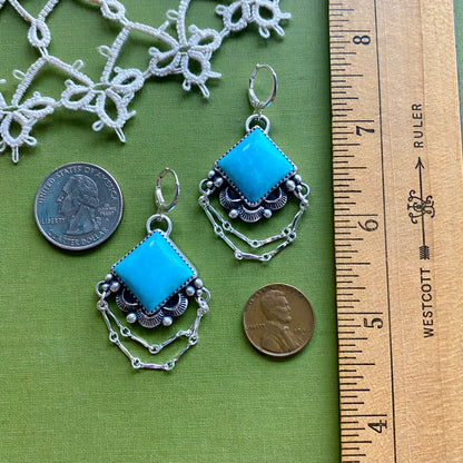 Kingman Turquoise Earrings