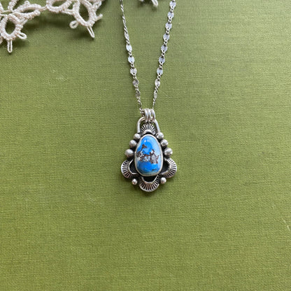 Golden Hills Turquoise Pendant