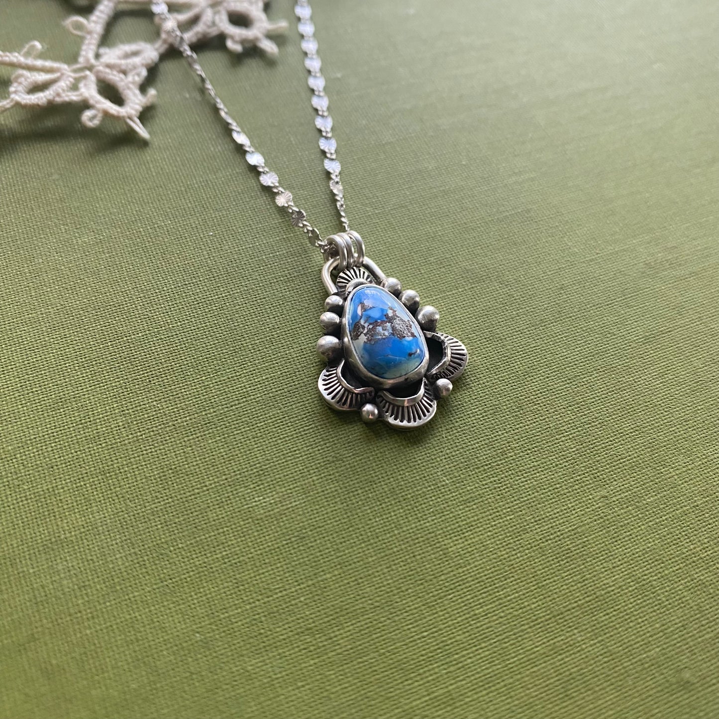 Golden Hills Turquoise Pendant