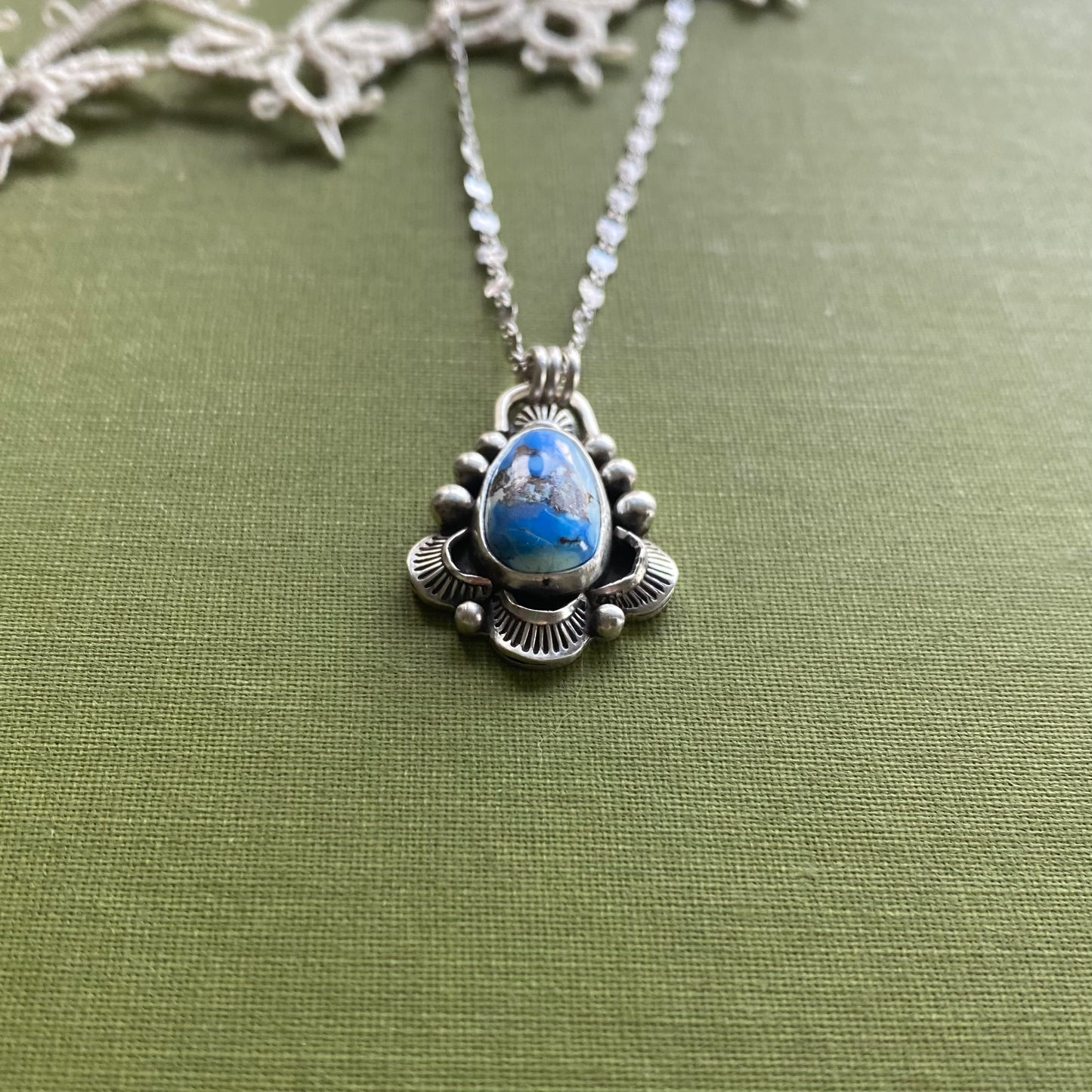 Golden Hills Turquoise Pendant