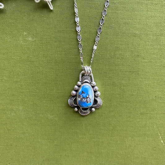 Golden Hills Turquoise Pendant